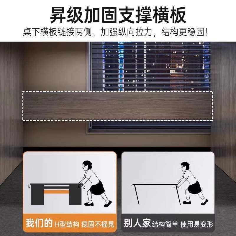 电脑桌台式可放主机桌子房间卧室家用办公桌简约现代靠墙简约书桌,淘宝优惠券,粉丝福利购,淘宝优惠卷