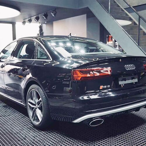 12-18款A6L包角款大包围A6LC7改装老改新RS6前杠后唇矩阵大灯银耳 - 图2