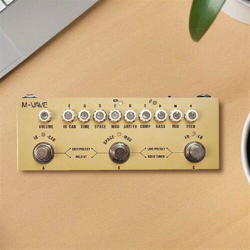 Rechargeable Multi Effects Pedal Recording Audio Interface - 图3