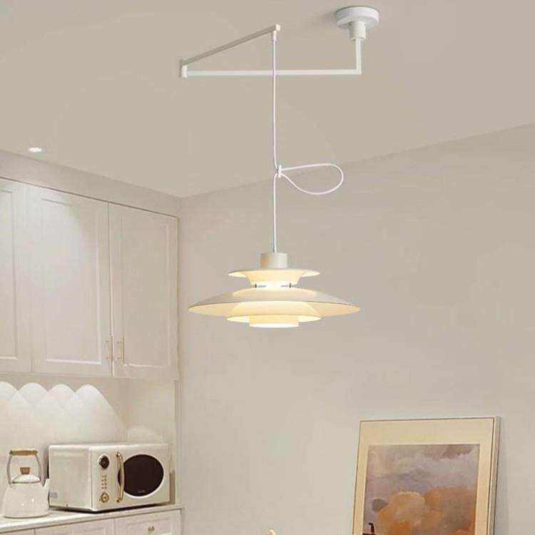 北欧个性可调节吊灯现代简约餐厅酒吧台卧室折叠伸缩移位造型灯,淘宝优惠券,粉丝福利购,淘宝优惠卷