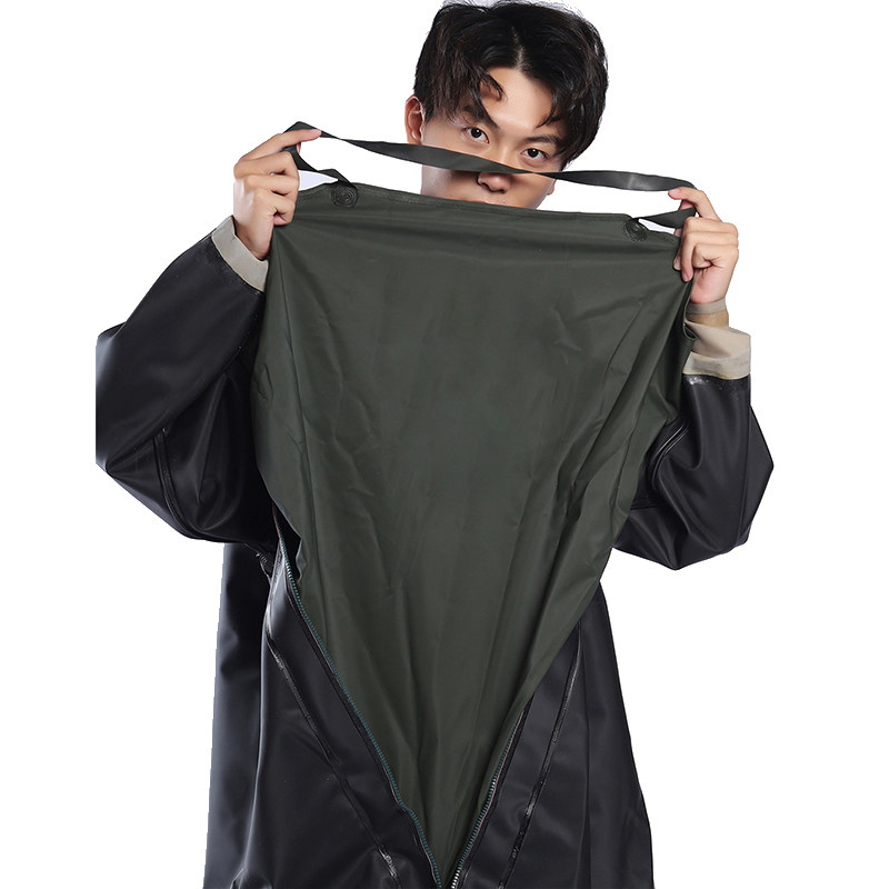 全身连体下水裤加厚钓捕鱼防水雨裤抓鱼雨衣防水服涉水叉挖藕皮裤,淘宝优惠券,粉丝福利购,淘宝优惠卷