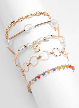 New brlet imitation pearl 8 character temperament brlet colo