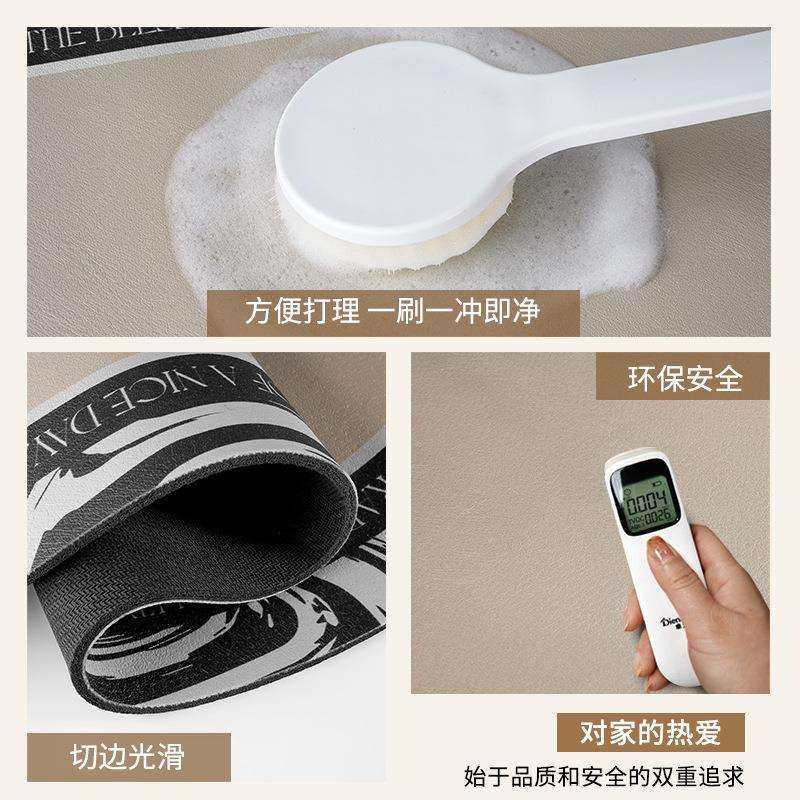 现代厨房地垫硅藻泥L形整块吸水垫吸油防滑可擦免洗防油耐脏地毯,淘宝优惠券,粉丝福利购,淘宝优惠卷