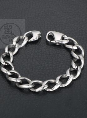 。Simple titanium steel mens personalized fashion brlet ten