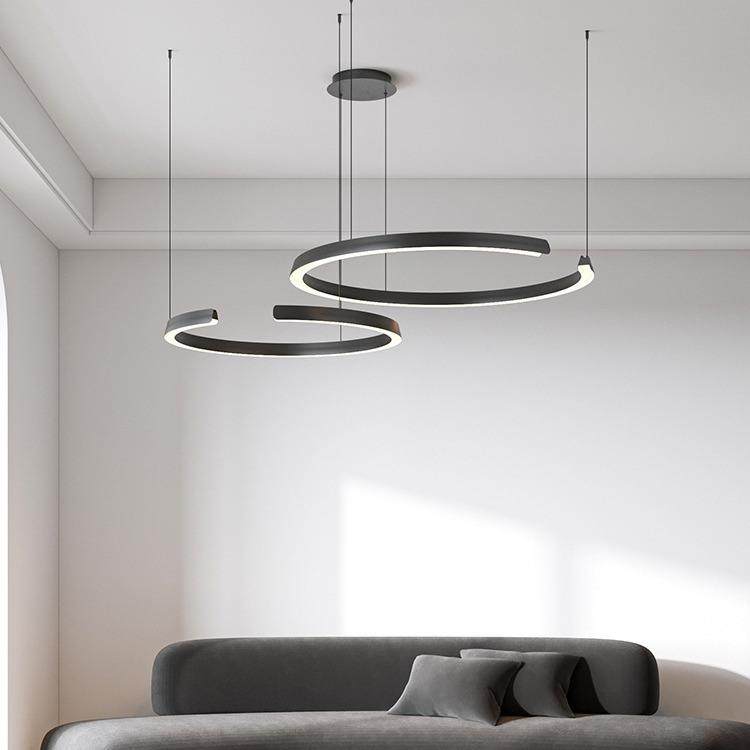 全光谱客厅吊灯2024年新款现代简约环形主灯大气餐厅卧室中山灯具,淘宝优惠券,粉丝福利购,淘宝优惠卷