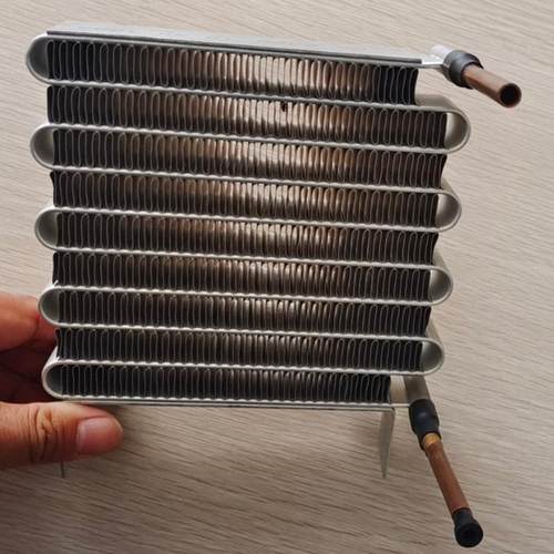 蛇形冷凝器微通道平行流冷凝器 空调管带式油冷器特种车辆散热器 - 图2