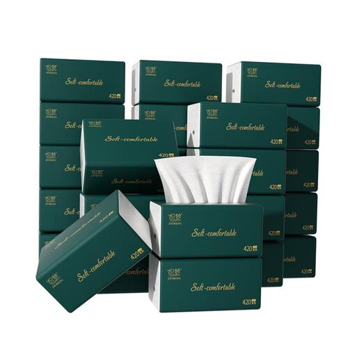 Facial Tissue Napkin Paper 4 Ply Scentless 60 Count 10Packs - 图3