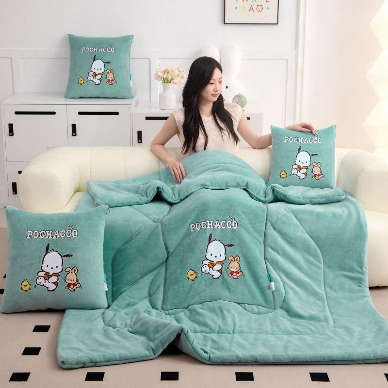 三丽欧抱枕被两用二合一午睡毯子汽车载靠枕靠垫加绒空调被,淘宝优惠券,粉丝福利购,淘宝优惠卷