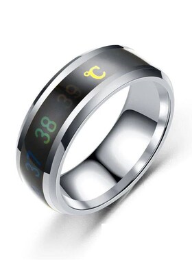 Smart Stainless Steel Multifunctional Ring for Couple Mood F