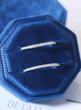 cate Thin Microscope Finger Dainty Rings For Women Female Pr