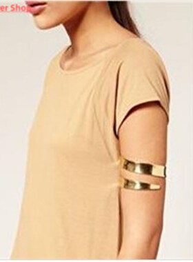 手镯手臂手镯新袖口印度覆古趋势黄金金属A