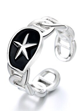 Japanese personality Qin Yin ring men and women fashion simp