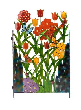 Flower Garden Fence Border Garden Lawn Flowerbeds Picket Fen