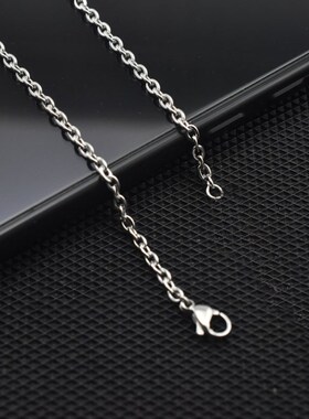 Kpop M Letter Chain Stitching Pearl Necklace Men Women Tide