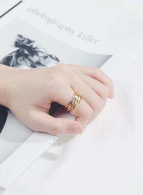New multi-layer tend ring winding line female simple open ri