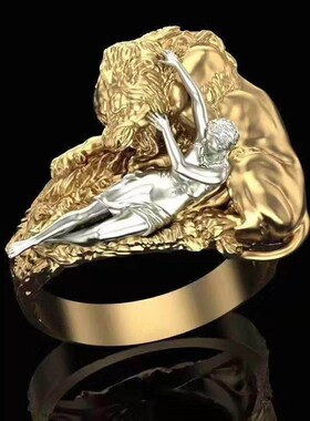 2024 Fashion Rings Men and Women Characters Couple Rings Exa