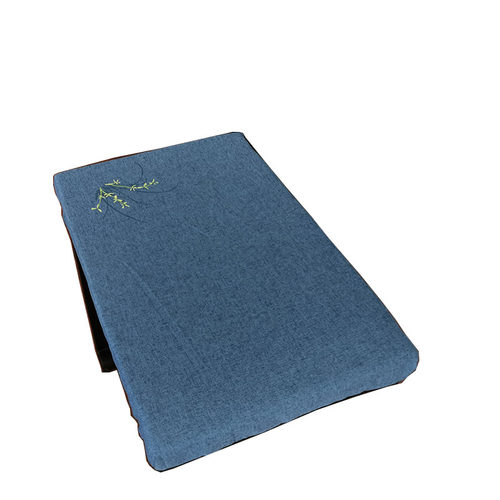 七韵古琴桌凳坐垫棉麻可拆洗烧桐木燕尾榫卯古琴桌坐垫 - 图3