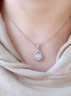 。Super flash water drop pear shaped imitation grade D morso