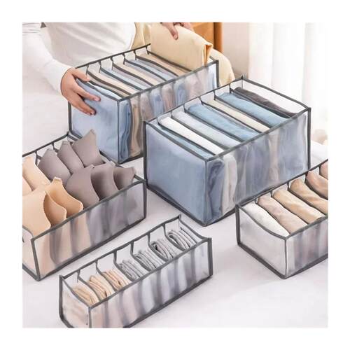 Clothes Organizer Jeans Pants Storage Box Wardrobe Drawer Or - 图3