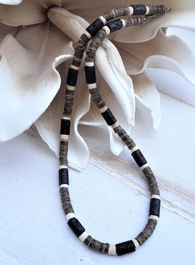 ewelry, Surfer necklace Gifts for men, Wooden Beach Necklace