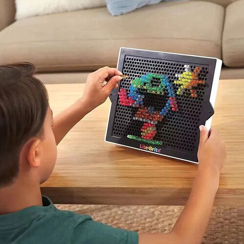 Lite Brite Stranger Things magic light panel蘑菇钉拼图3D玩具 - 图3