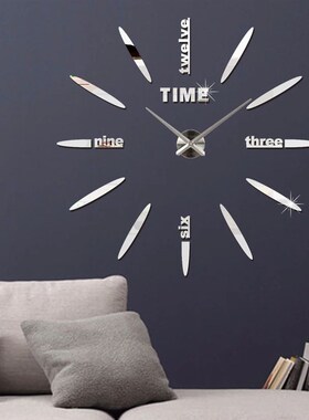 3D Wall Clock Mirror Wall ers Creative DIY Wall Clocks Moder
