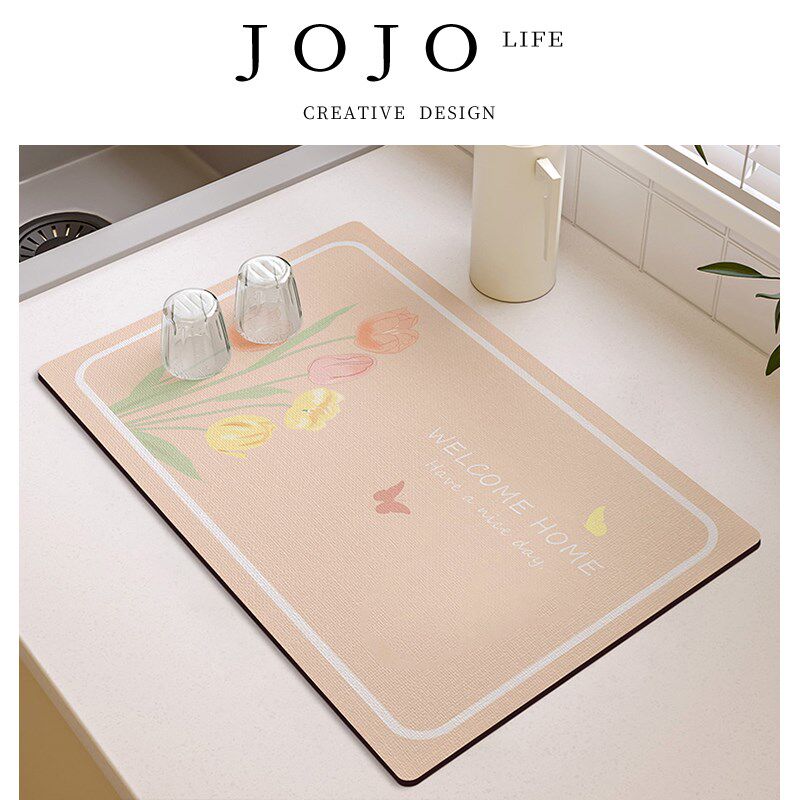 JOJOS L. PD.Ephedr.硅藻泥吸水垫洗手台水池碗筷杯垫子  麻黄,淘宝优惠券,粉丝福利购,淘宝优惠卷