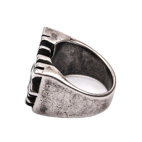 Haiteng jewelry retro old mens domineering personality Engl - 图1