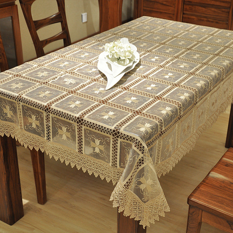 欧式布艺蕾丝桌布镂空长方形餐桌布茶几布电视柜盖巾台布钢琴巾,淘宝优惠券,粉丝福利购,淘宝优惠卷