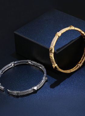 2019 Fashion nd Bangle Micro Pave Zircon Creative Exaggerati