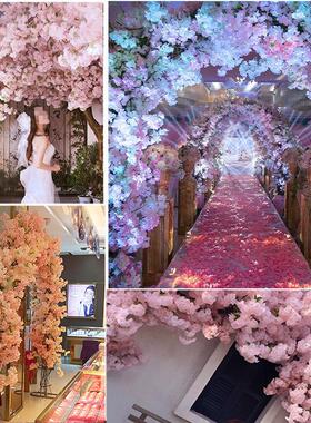 80CM Imitation Cherry Blossom Artificial Flower Silk Cloth L