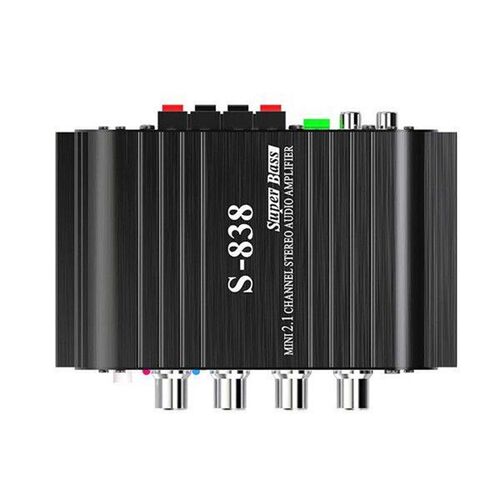 A14M Auto-Partner S-838 2.1CH Audio Power Amplifier, RMS - 图2