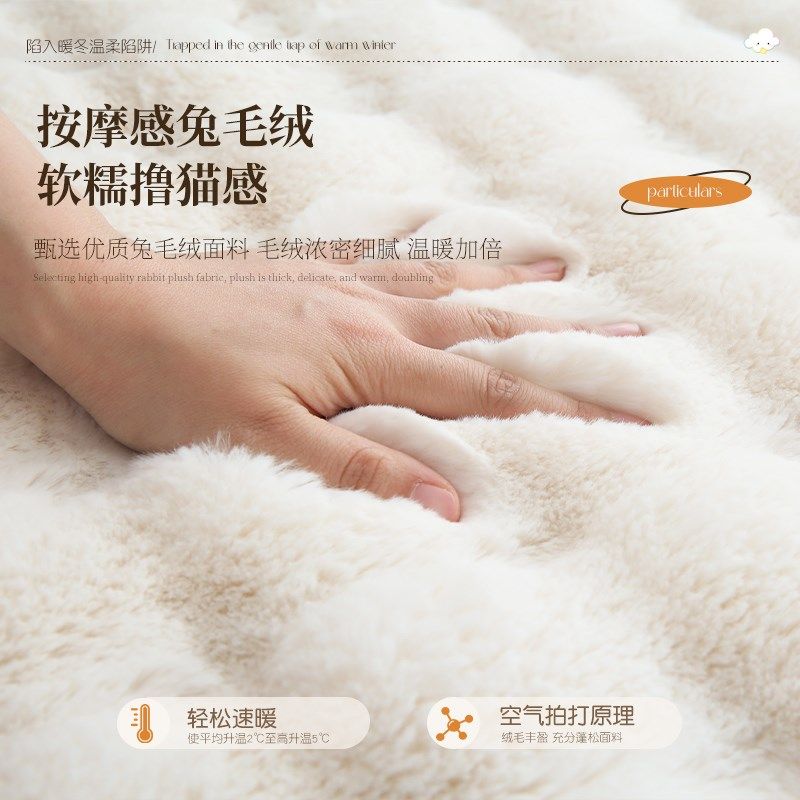 瑞士高端兔毛奶油风地毯加厚毛绒客厅茶几毯床边房间卧室地垫可洗,淘宝优惠券,粉丝福利购,淘宝优惠卷