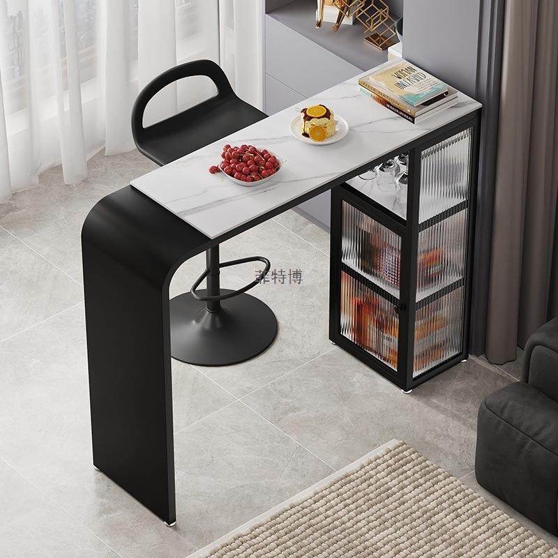 吧台桌岩板小书桌阳台家用客厅沙发休闲迷你小吧隔断柜高脚长条桌,淘宝优惠券,粉丝福利购,淘宝优惠卷