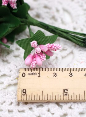 12/36/72/144Pcs Mini Stamen flower Artificial Flowers Craft
