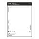 Magnetic sticker calendar planner soft magnetic memo message board