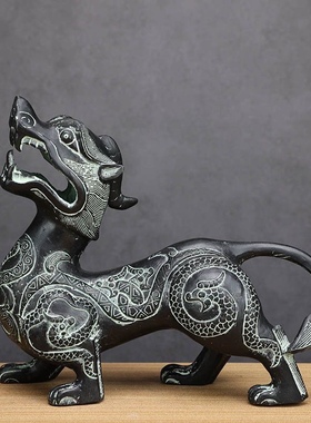 招财貔貅摆件工艺品商务办公室摆件家居客厅装饰乔迁开业礼品摆件