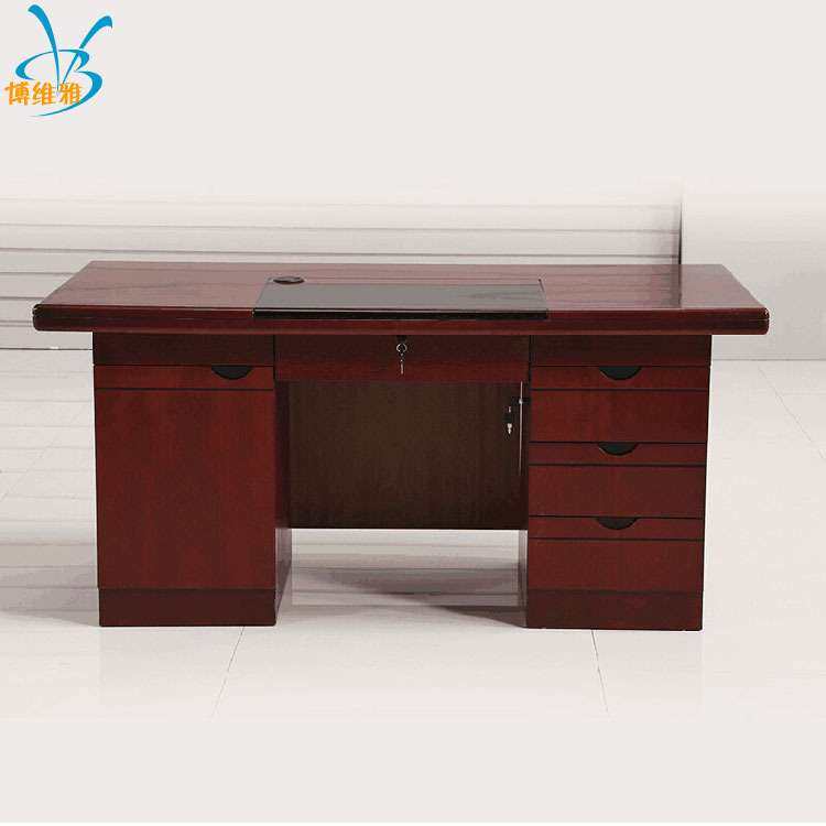 办公家具办公家具实木贴皮办公桌 简约老板桌1.2 1.4米电脑桌现货,淘宝优惠券,粉丝福利购,淘宝优惠卷