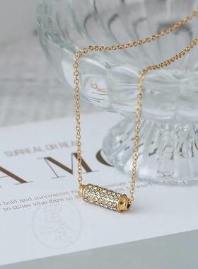 -ins diamond-encrusted small waist tide product clavicle cha