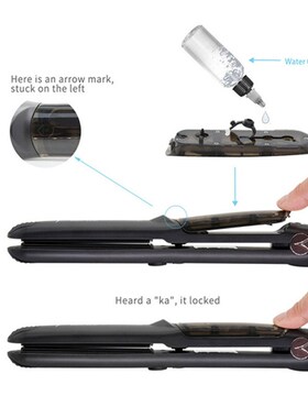 Steam Flat hair straightener ceramic plate 卷直发器陶瓷夹板