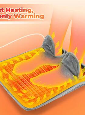 Electric Heating Foot Pad Washable Feet Warmer Household Sof