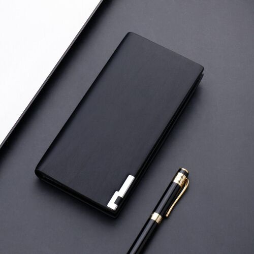 New Mens Wallet Thin Slim Wallet Long Male Business Clutch - 图1