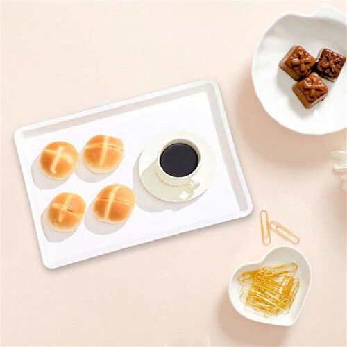 Dessert Snacks Tray Anti-slip Fruit Cookies Tray Reusable - 图1