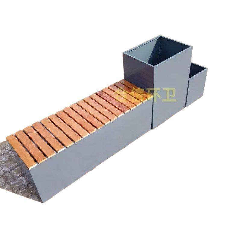 户外铁艺花箱坐凳组合园林家用景观实木座椅街道广场花架长凳厂家,淘宝优惠券,粉丝福利购,淘宝优惠卷