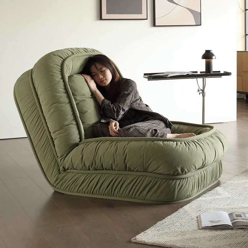 阳台懒人沙发可躺可睡人类狗窝折叠两用沙发床客厅小户型休闲椅,淘宝优惠券,粉丝福利购,淘宝优惠卷