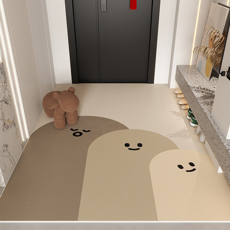 入户门地垫奶油风玄关地垫进门耐脏免洗pvc可裁剪皮革门口地毯,淘宝优惠券,粉丝福利购,淘宝优惠卷