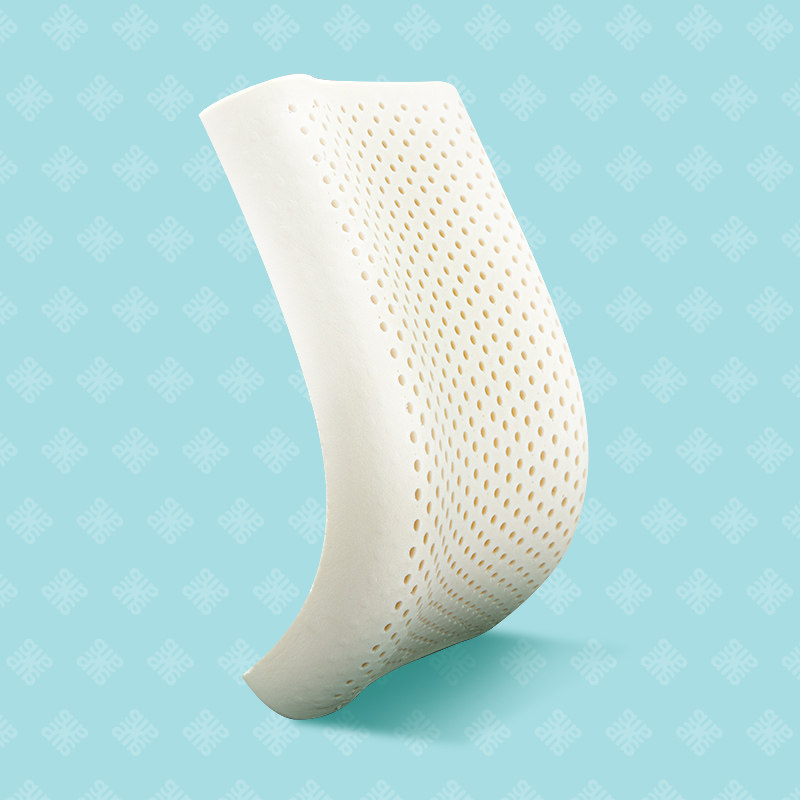 Nitty泰国天然乳胶枕原装护颈保健枕波浪枕头单人超低枕新,淘宝优惠券,粉丝福利购,淘宝优惠卷