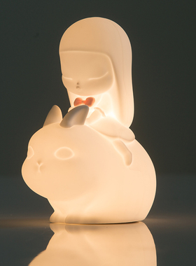 可米 好梦灯 白夜童话贾晓欧猫将军小夜灯睡眠护眼灯可爱少女心