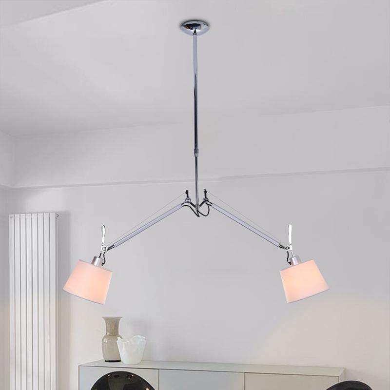 意大利机械臂长臂吸顶灯餐厅书房客厅吊灯可调节折叠伸缩双头吊灯,淘宝优惠券,粉丝福利购,淘宝优惠卷