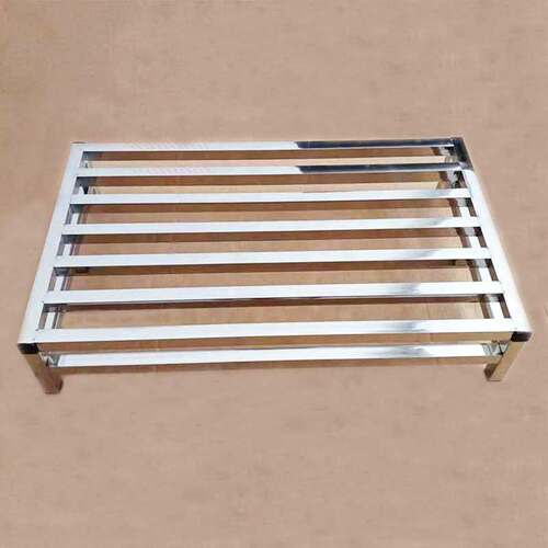 定做不锈钢柜机汤桶托底增高架正长方形网孔大小盆景鱼缸承重底座 - 图1